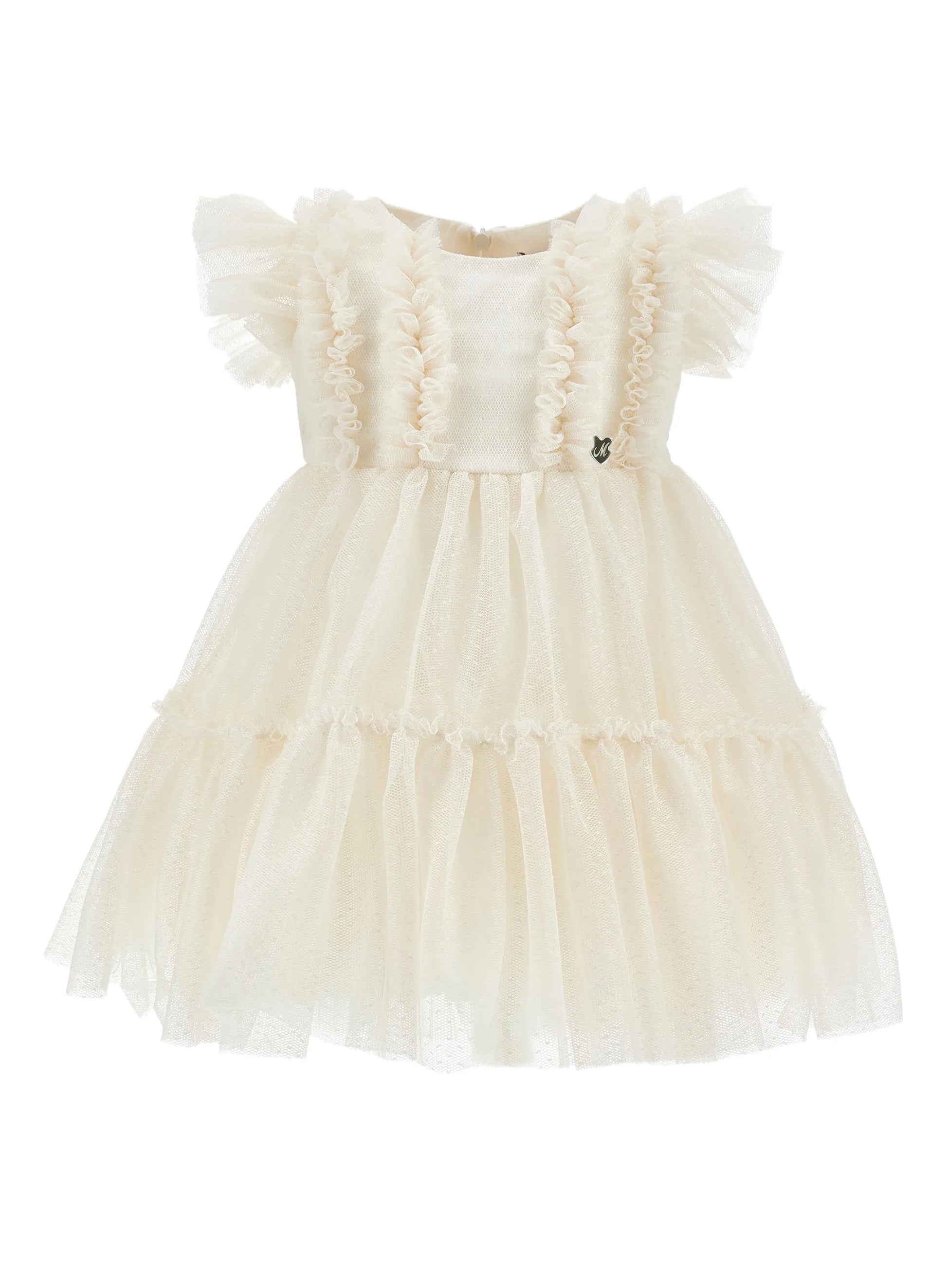 Monnalisa Baby Ruffle Tulle Dress | Tuesday's Child
