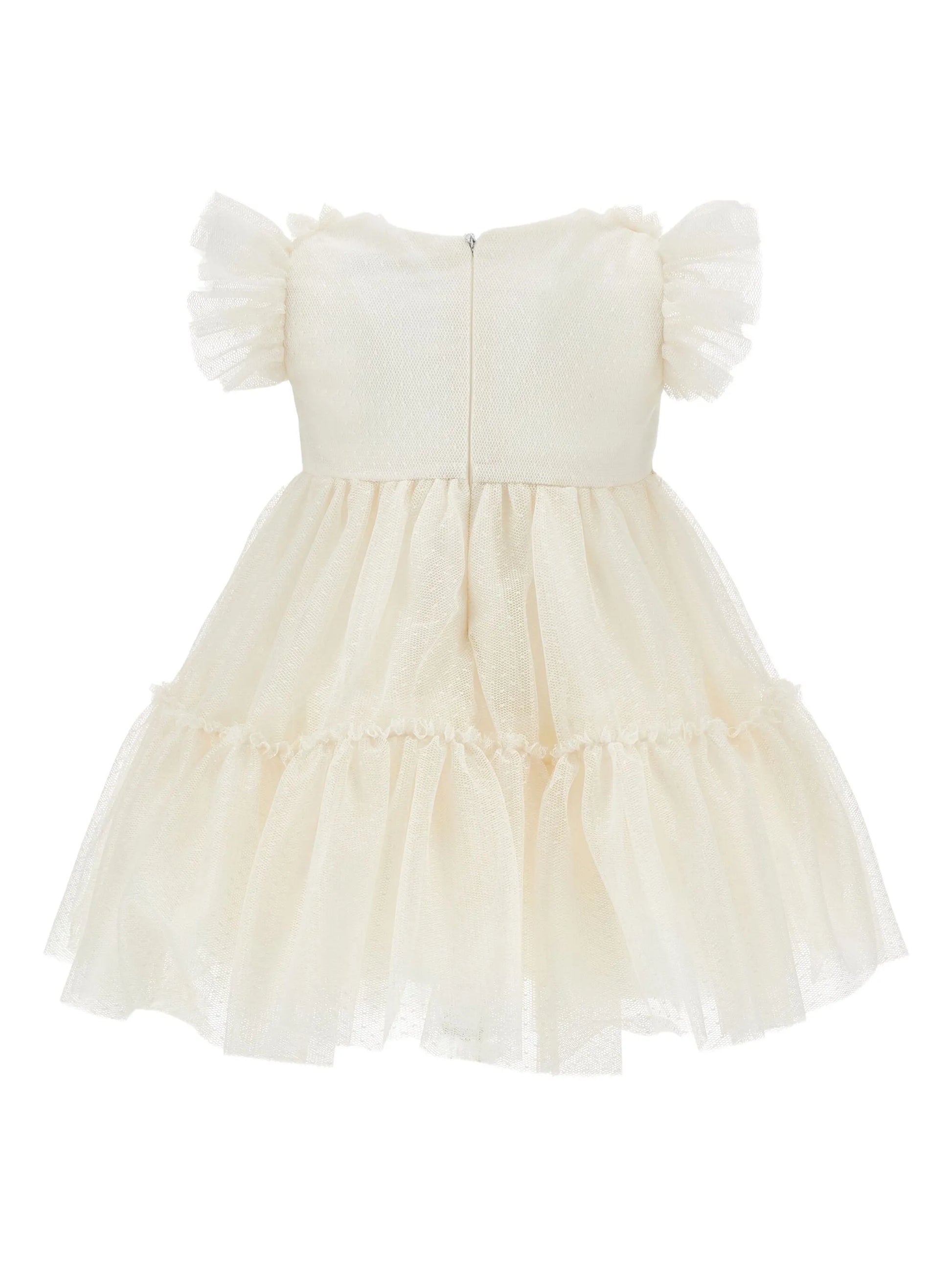 Monnalisa Baby Ruffle Tulle Dress | Tuesday's Child
