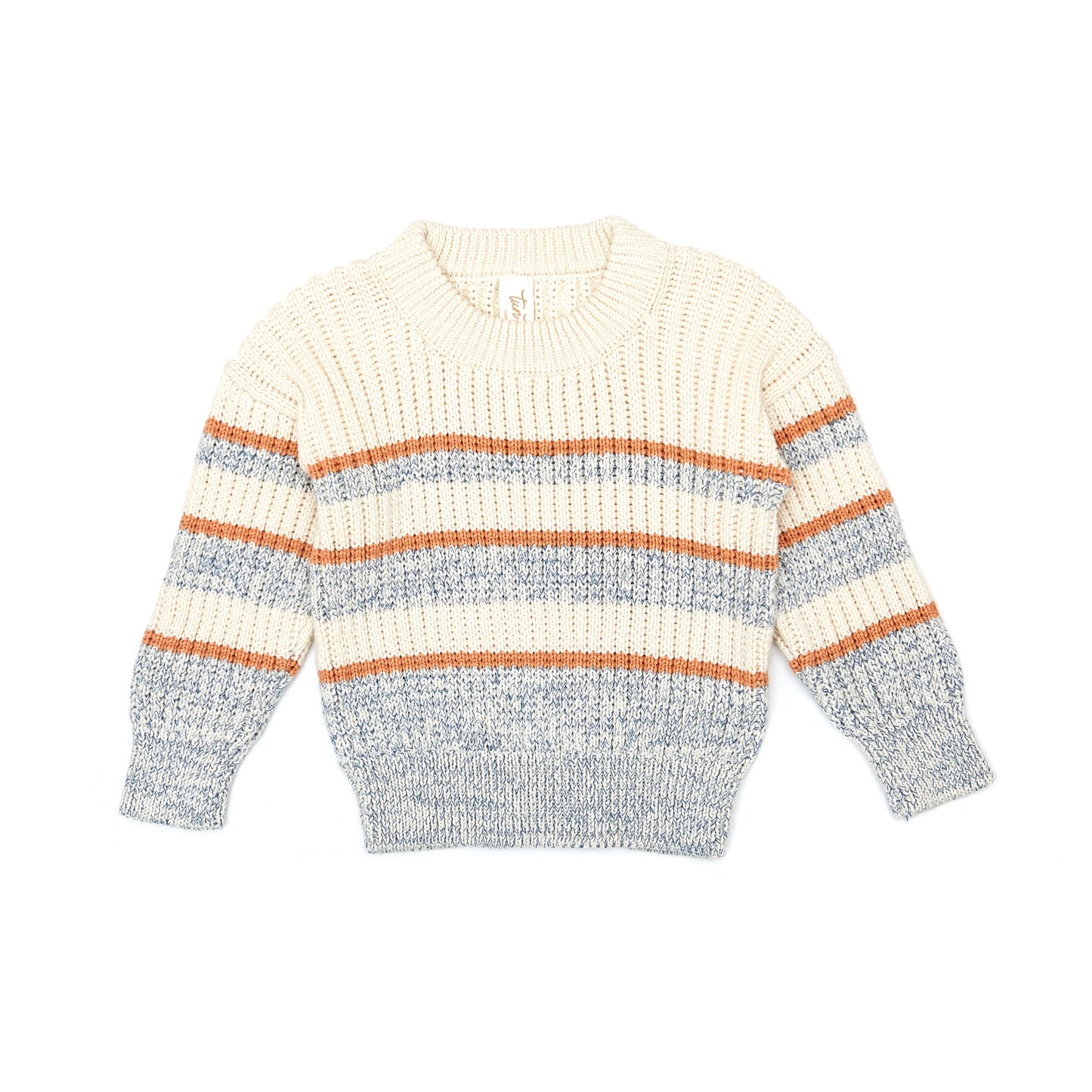 Tun Tun Knit Striped Henry Sweater & Legging Outfit