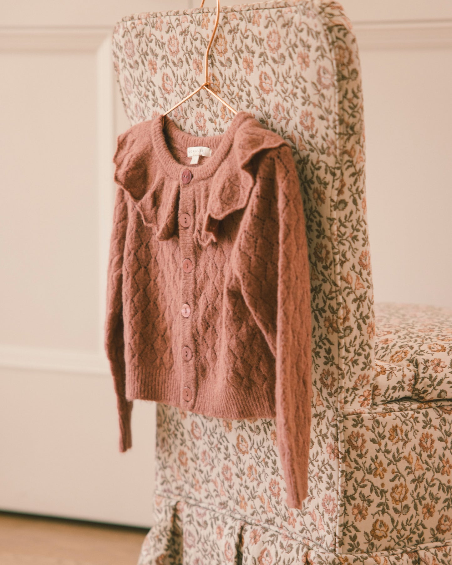 Noralee Ruffle Cardigan Sweater