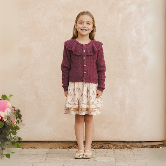 Noralee Ruffle Cardigan