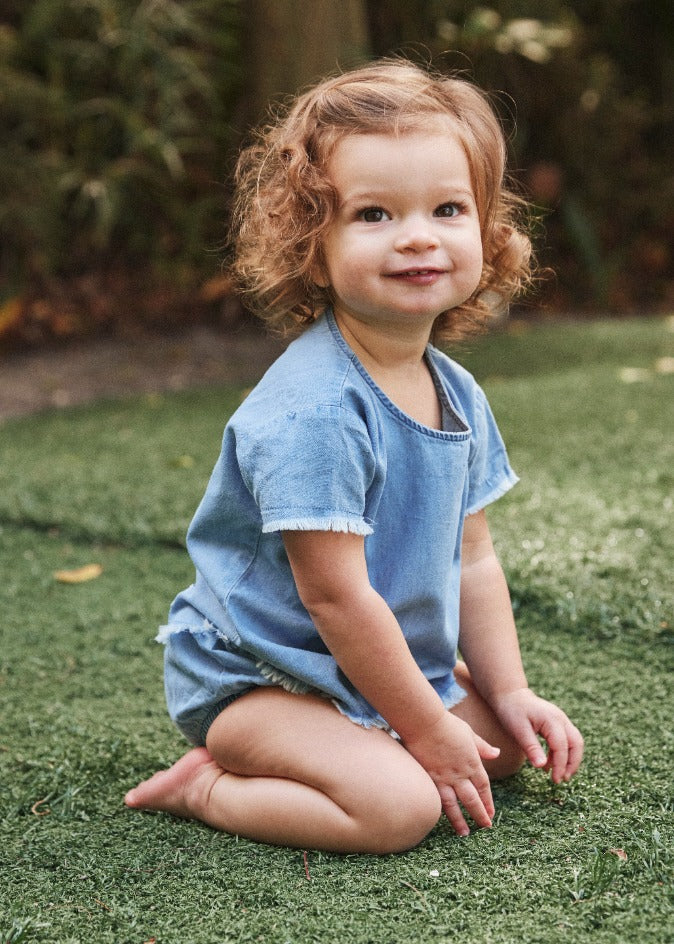 Little Parni Denim Baby Outfit