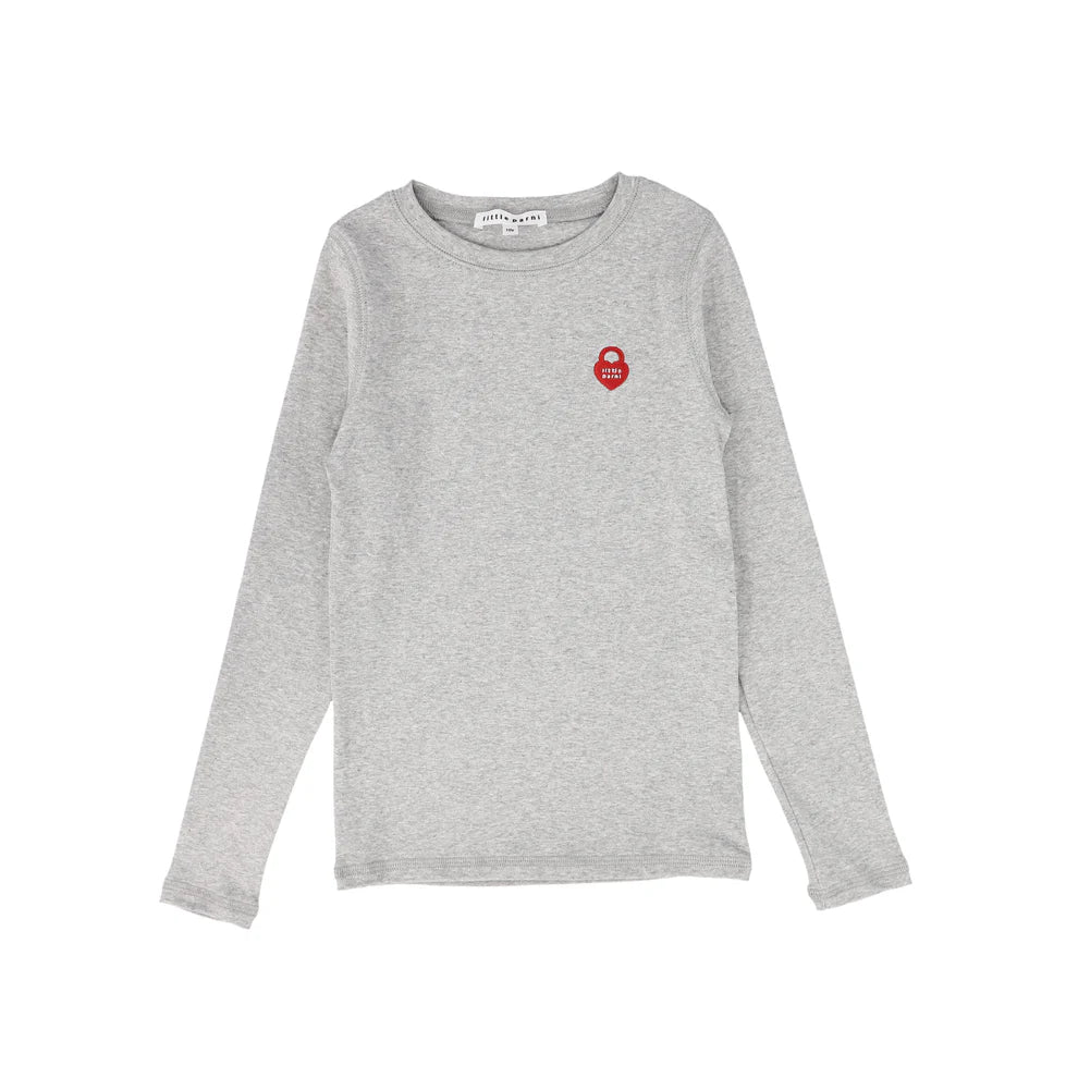 Little Parni LS Heart Logo T-shirt