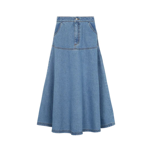 Little Parni Denim Long Skirt