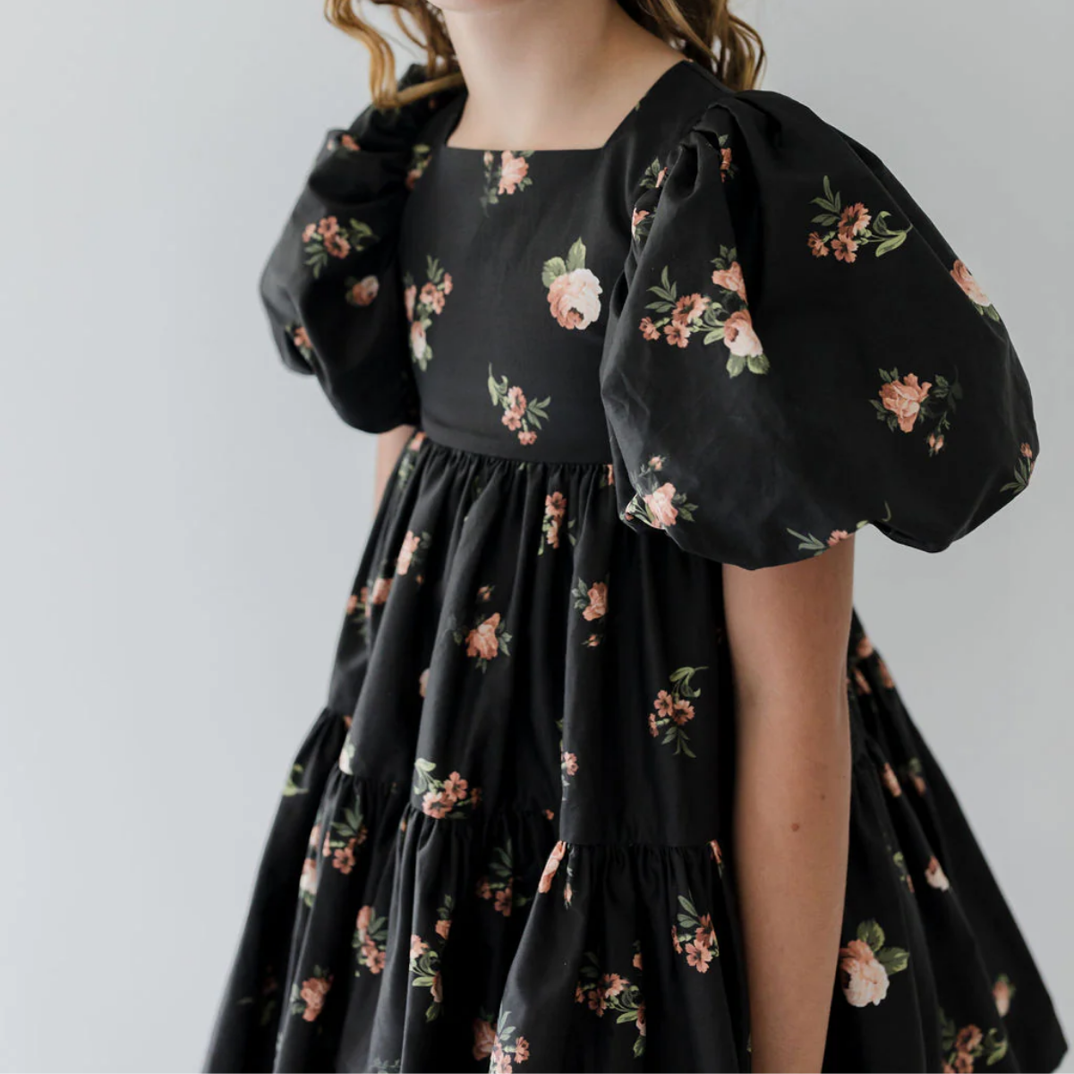 Petite Amalie Rosebud Poplin Dress | Tuesday's Child