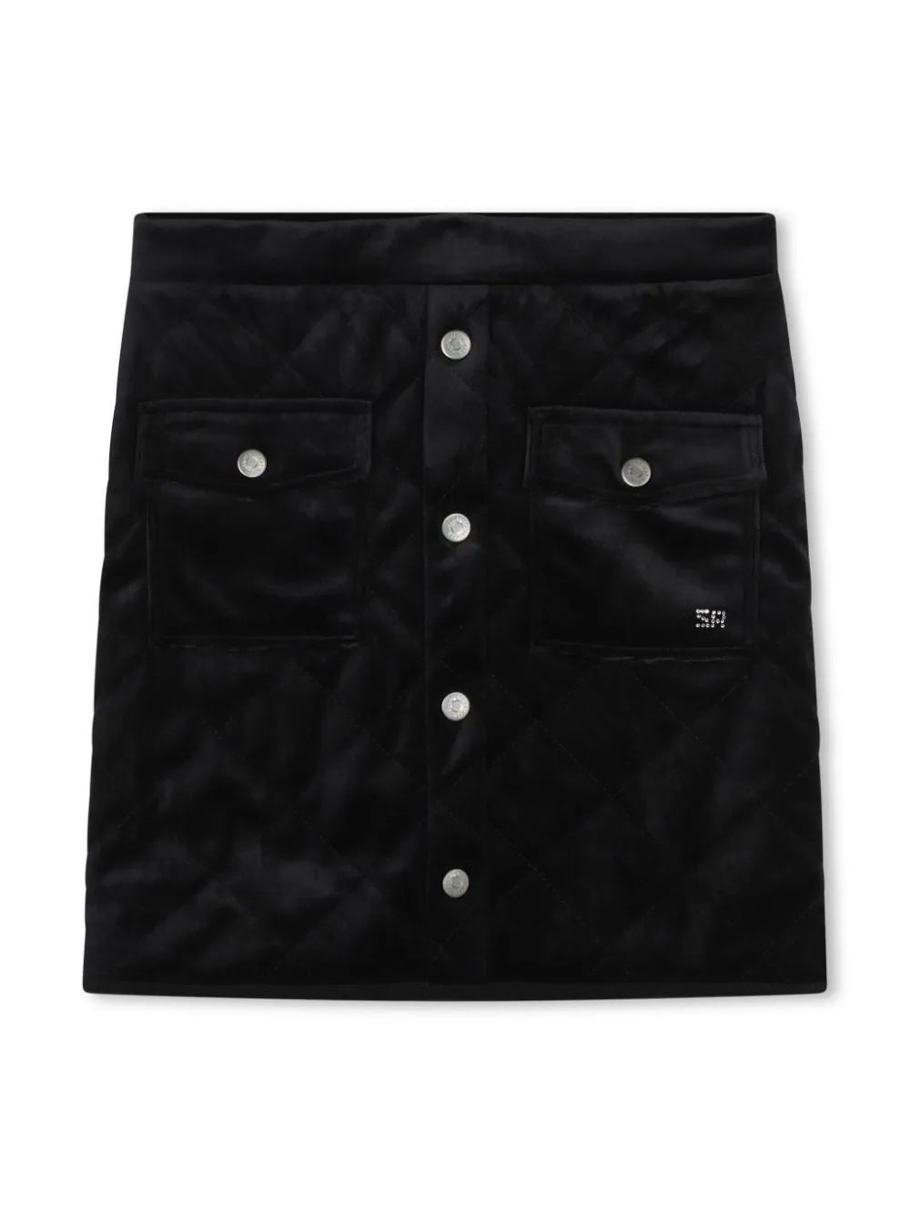 Sonia Rykiel Quilted Velour Skirt