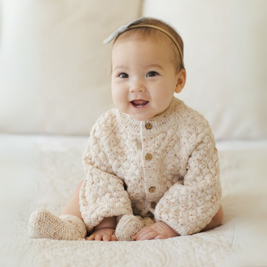 Quincy Mae Bubble Knit Cardigan | Tuesday's Child