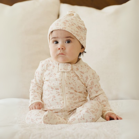 Quincy Mae Long Sleeve Zip Sleeper Footie | Tuesday's Child