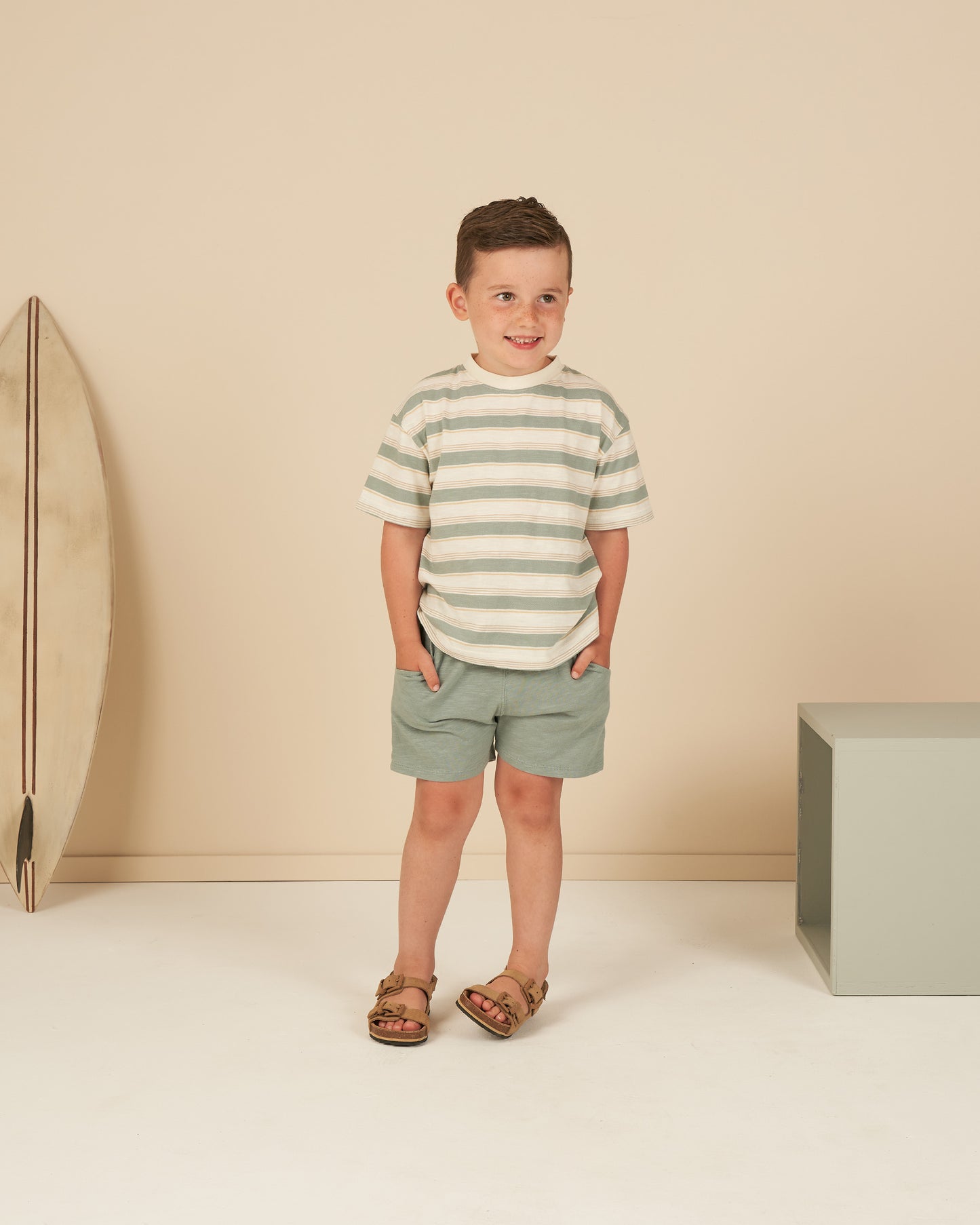 Rylee + Cru Relaxed Fit T-shirt & Shorts Outfit