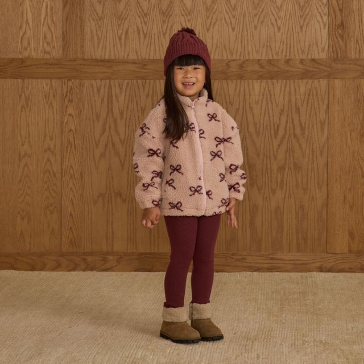 Rylee + Cru Coco Jacket Bows Blush | Tuesday's Child