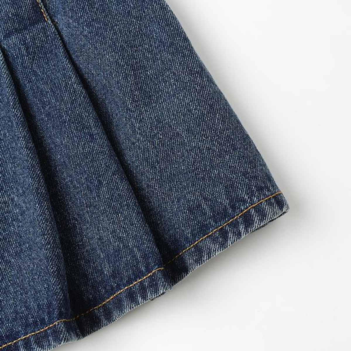 Rylee + Cru Pleated Denim Skirt Indigo Denim | Tuesday's Child