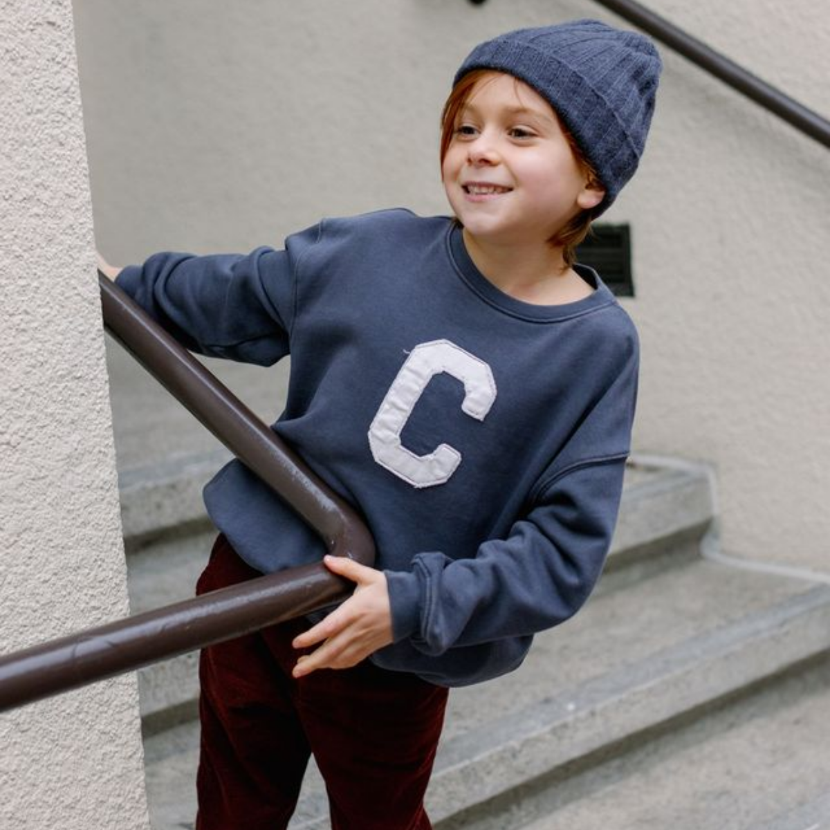 Rylee + Cru Relaxed 'C' Sweatshirt | Tuesday's Child