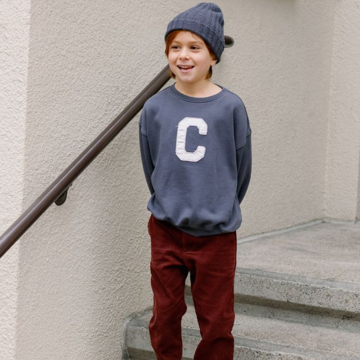 Rylee + Cru Relaxed 'C' Sweatshirt | Tuesday's Child