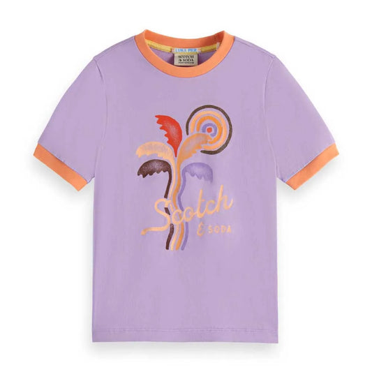 Scotch & Soda Tree Artwork T-shirt