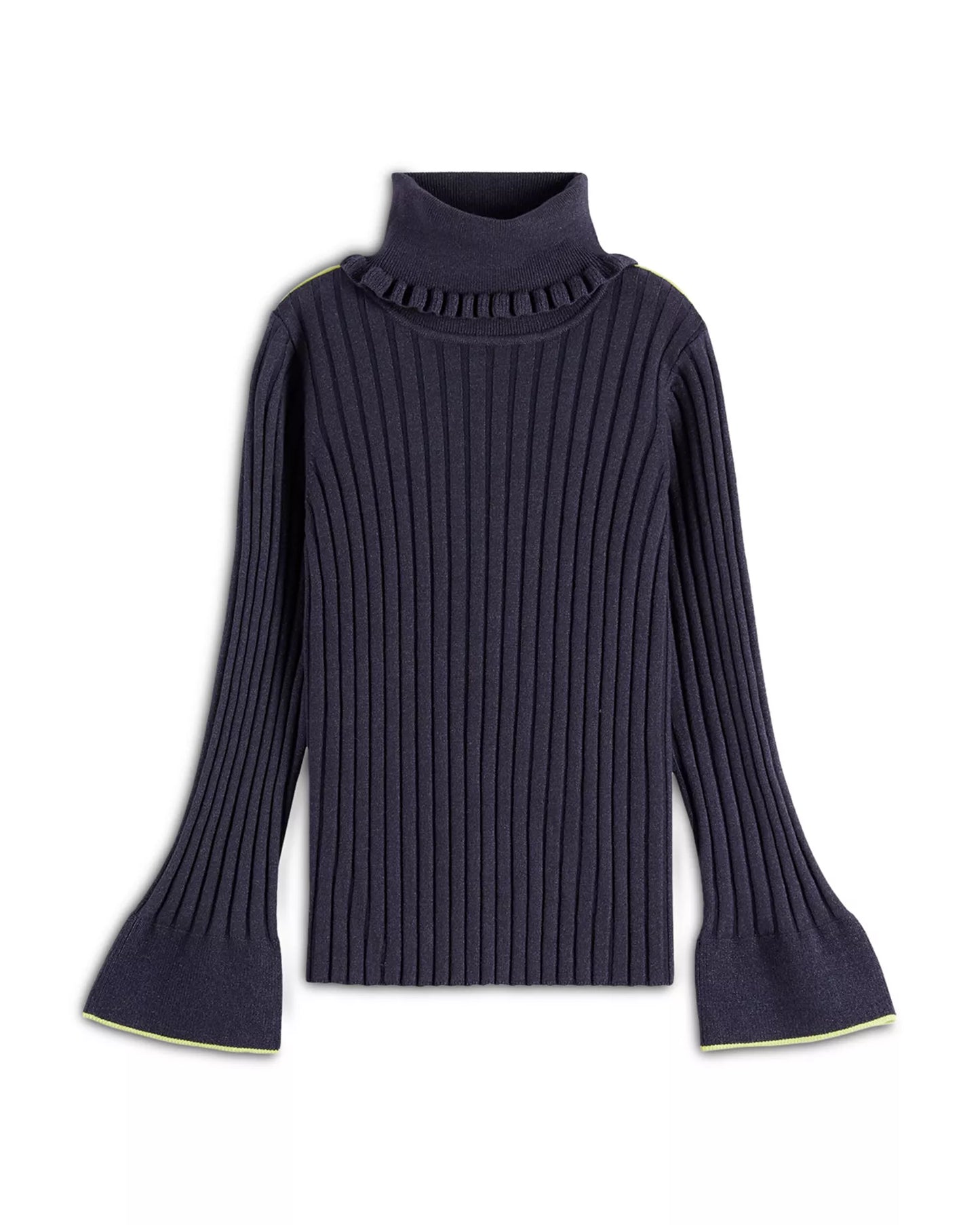Scotch & Soda Rolled Neck Ribbed LS Pullover