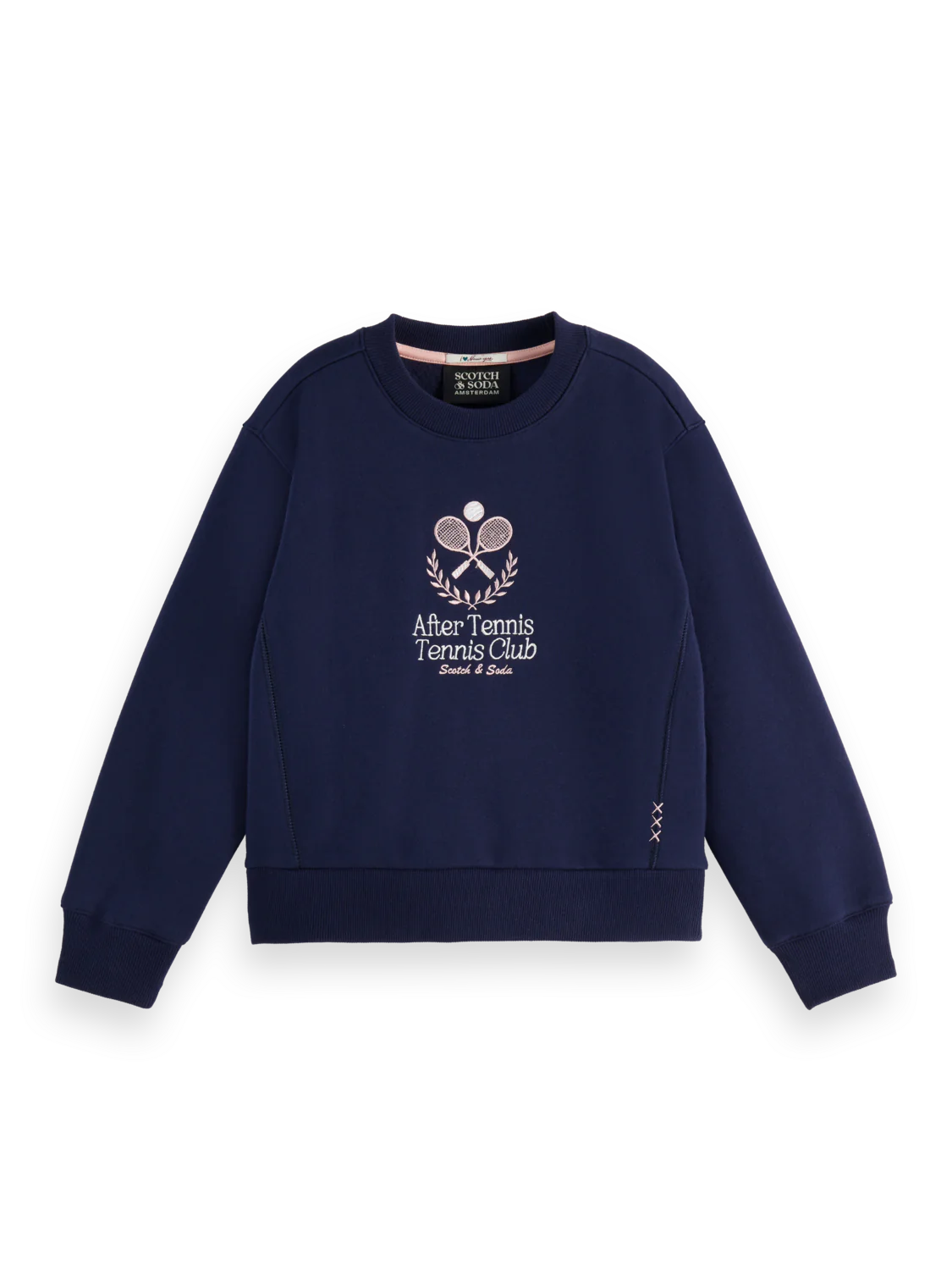 Scotch & Soda Crewneck Sweatshirt w/ Tennis Embro.
