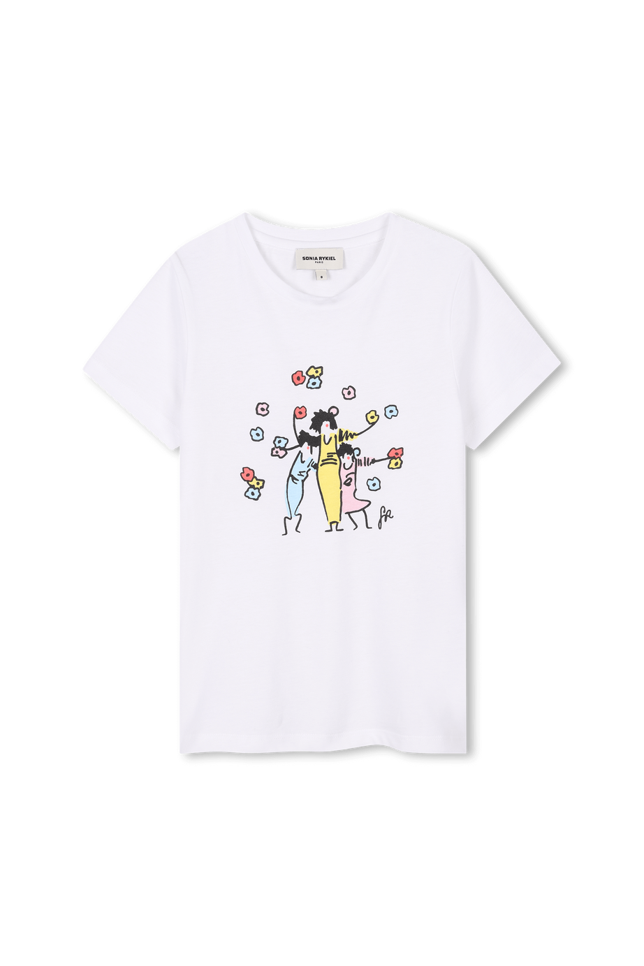 Sonia Rykiel Abstract Drawing T-shirt