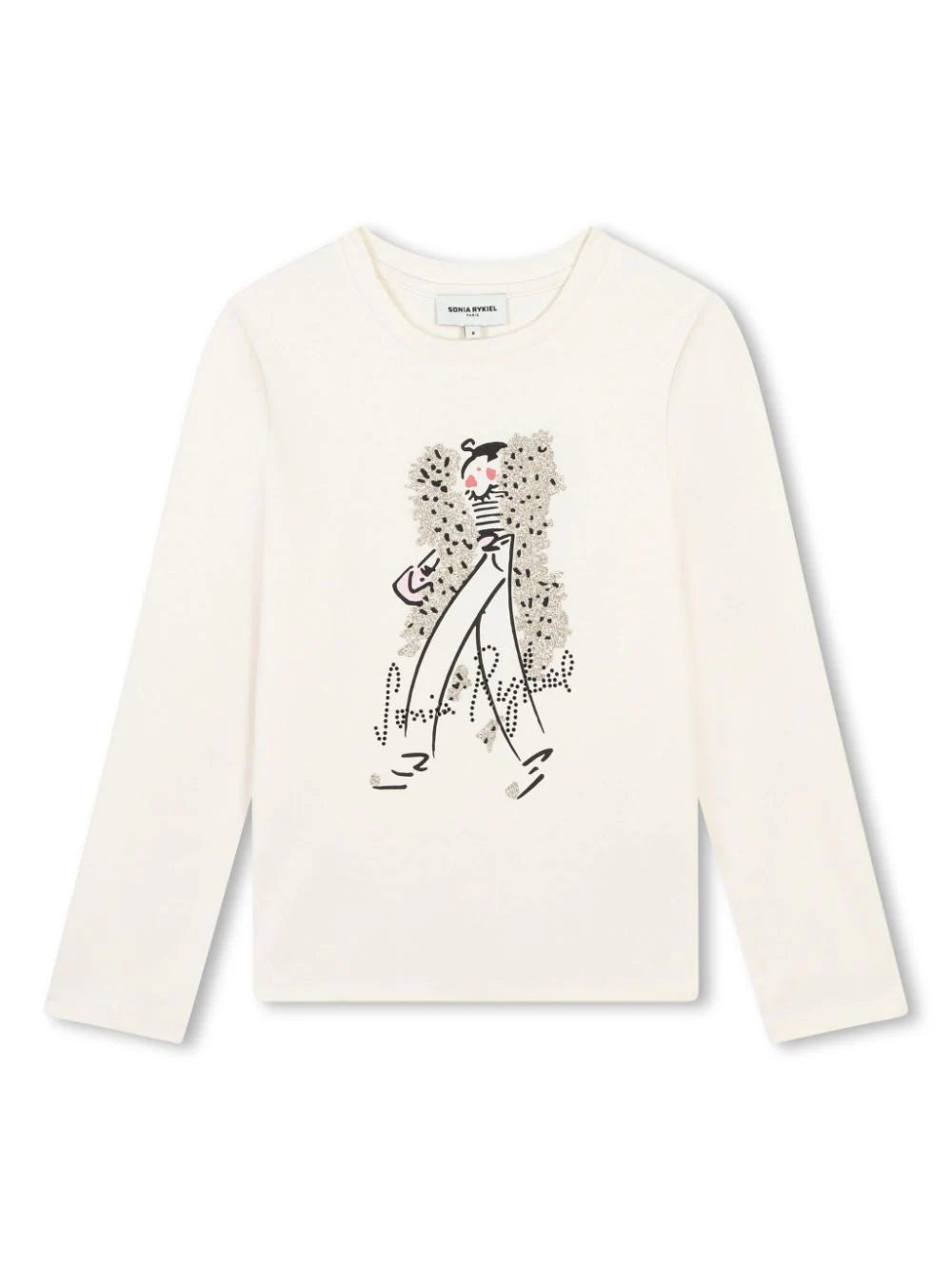 Sonia Rykiel LS Model Graphic T-shirt