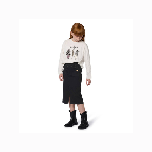 Sonia Rykiel Denim Midi Skirt | tuesday's child