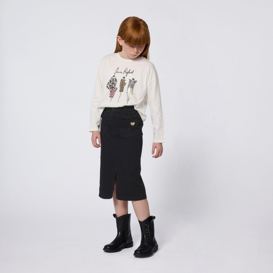 Sonia Rykiel LS Graphic Print T-shirt | Tuesday's Child
