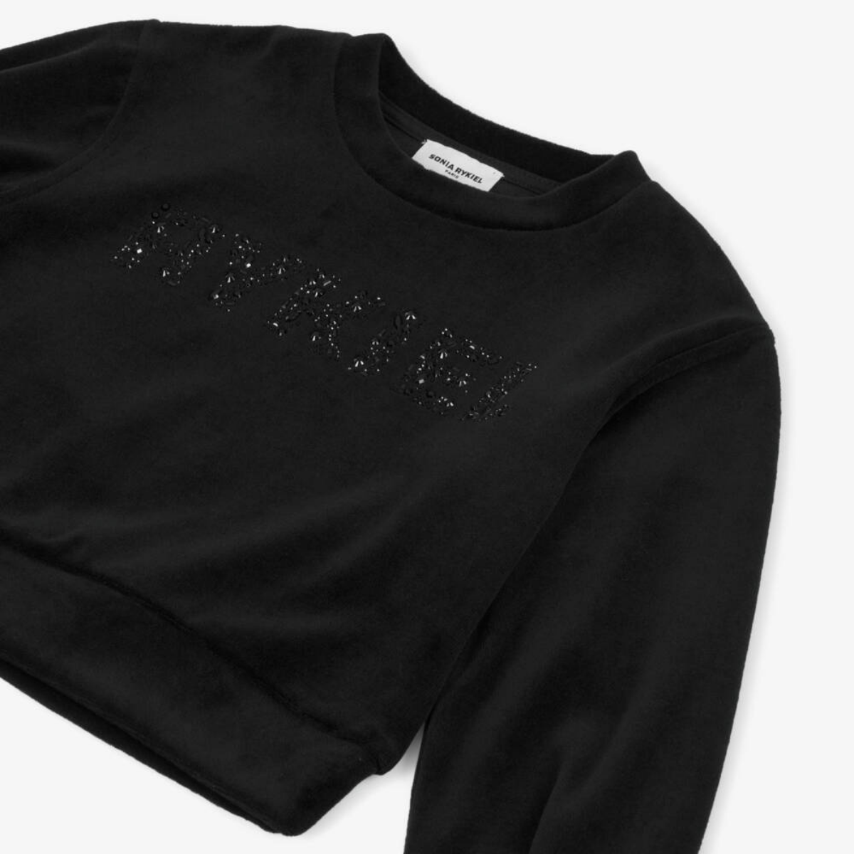 Sonia Rykiel Logo Velour Sweatshirt | Tuesday's Child