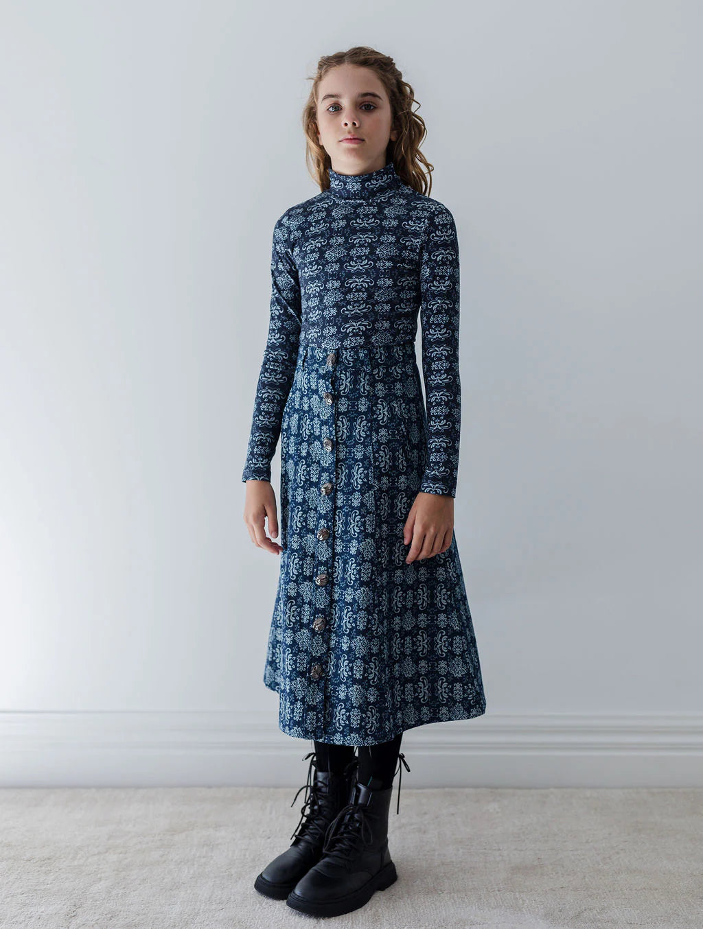 Steph Denim Button Front Skirt | Tuesday's Child