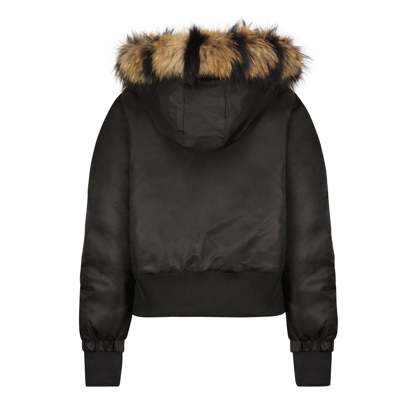 Scotch Bonnet Teen Classic Bomber Jacket w/ Fur Hood