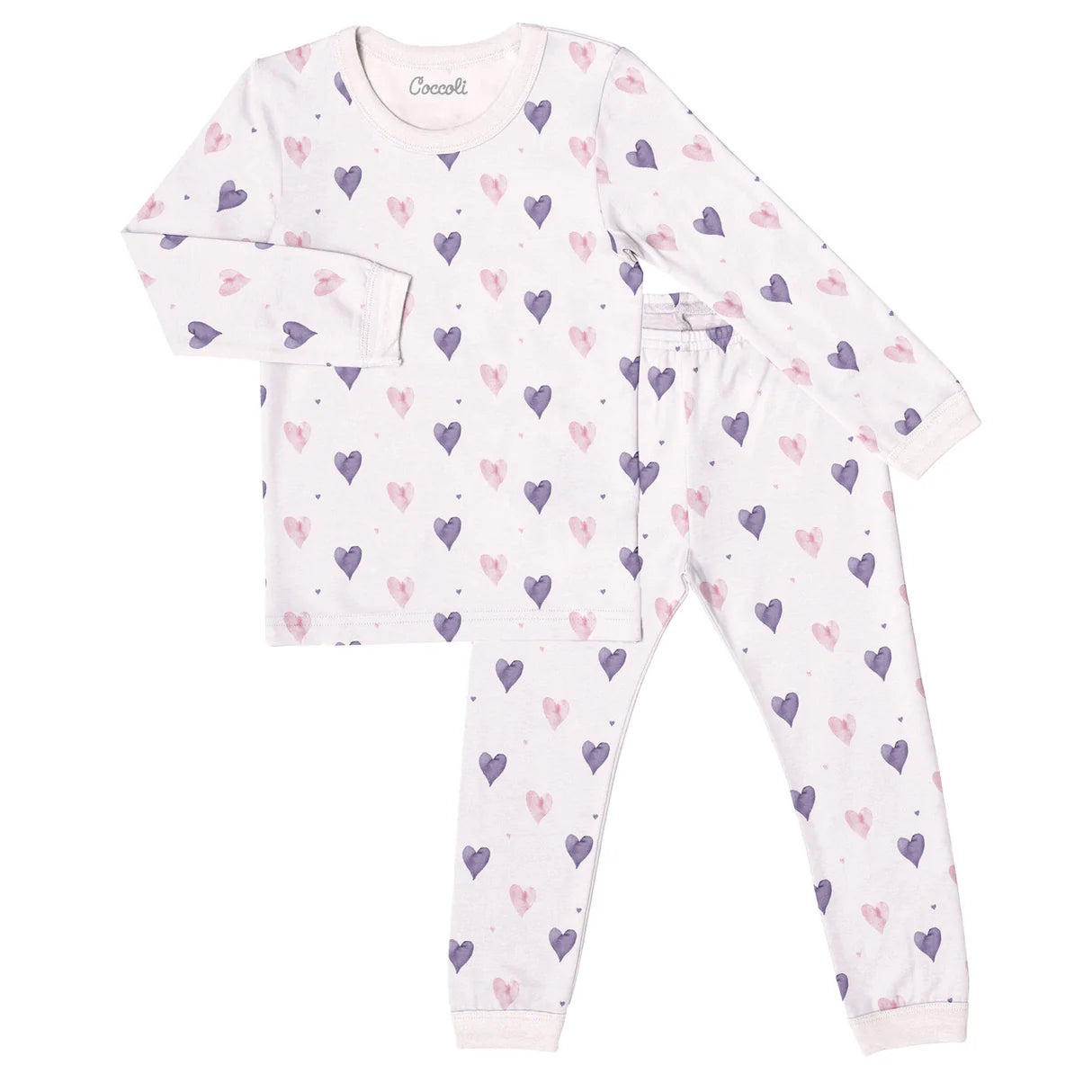 Coccoli LS Hearts Print Pajama