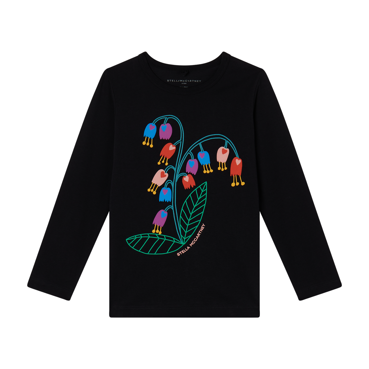 Stella McCartney Girls LS Bluebell Flower Print Tee