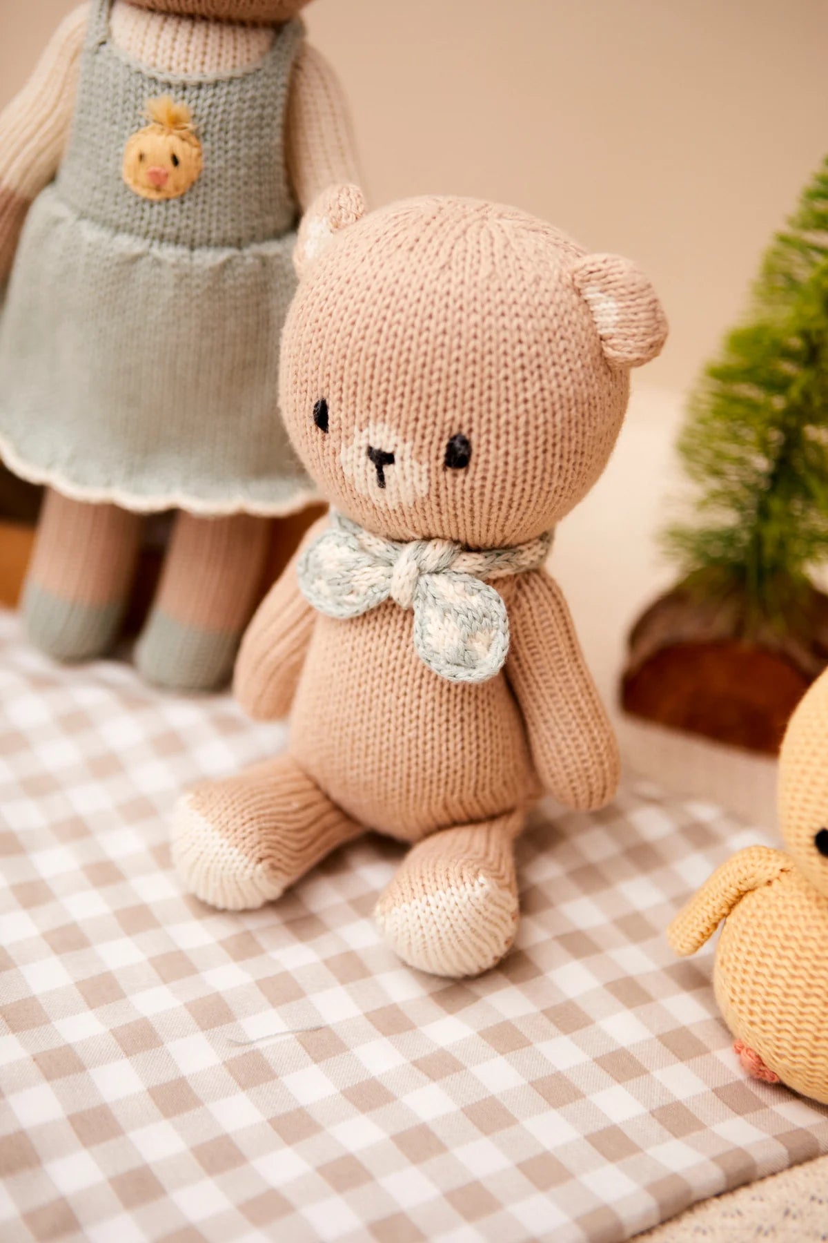 Tun Tun Baby Boy Farmer Bear Toy