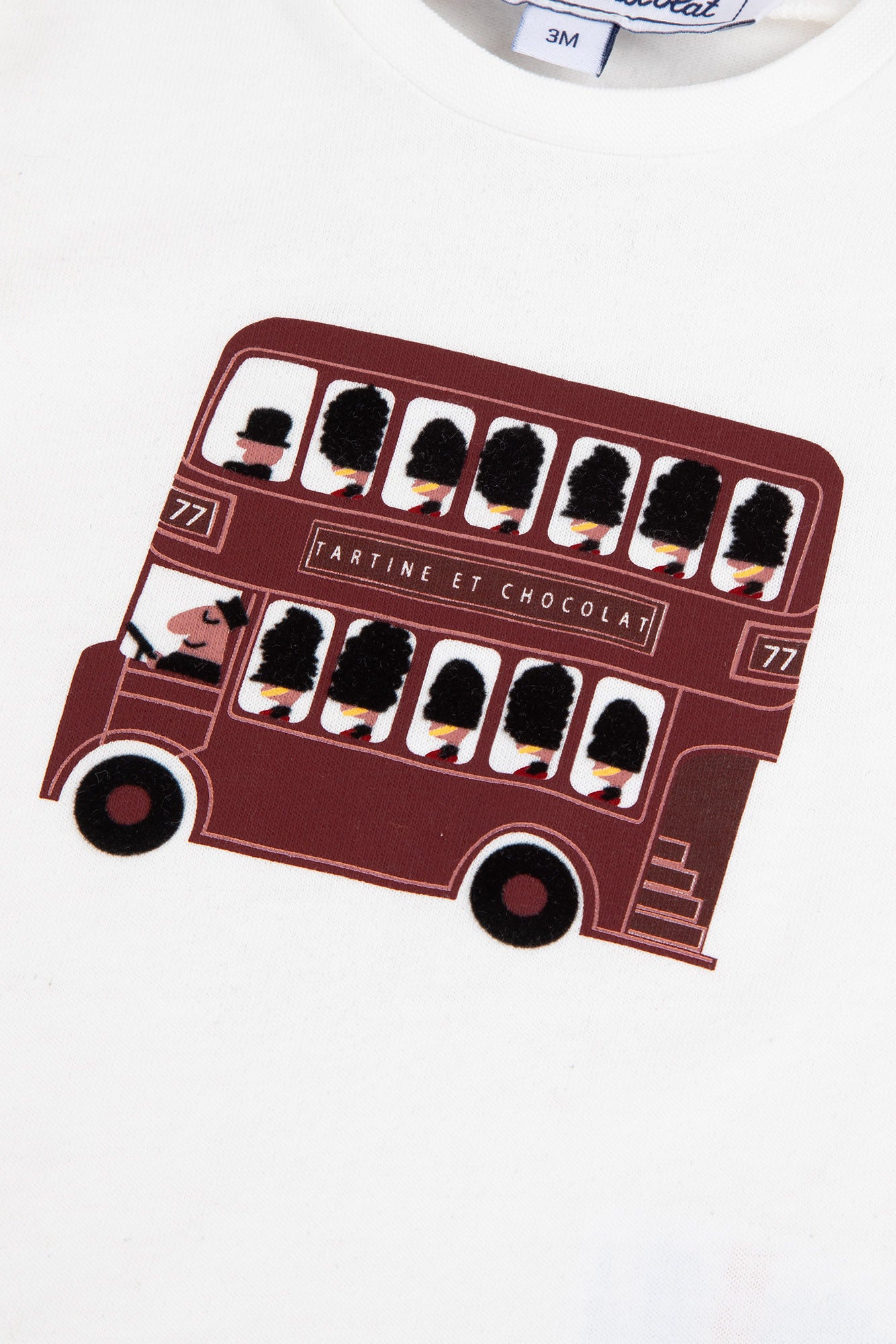 Tartine LS Double Decker Bus Print T-shirt