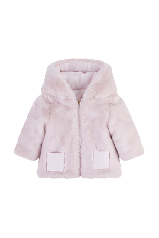 Tartine Hooded Faux Fur Reversible Jacket