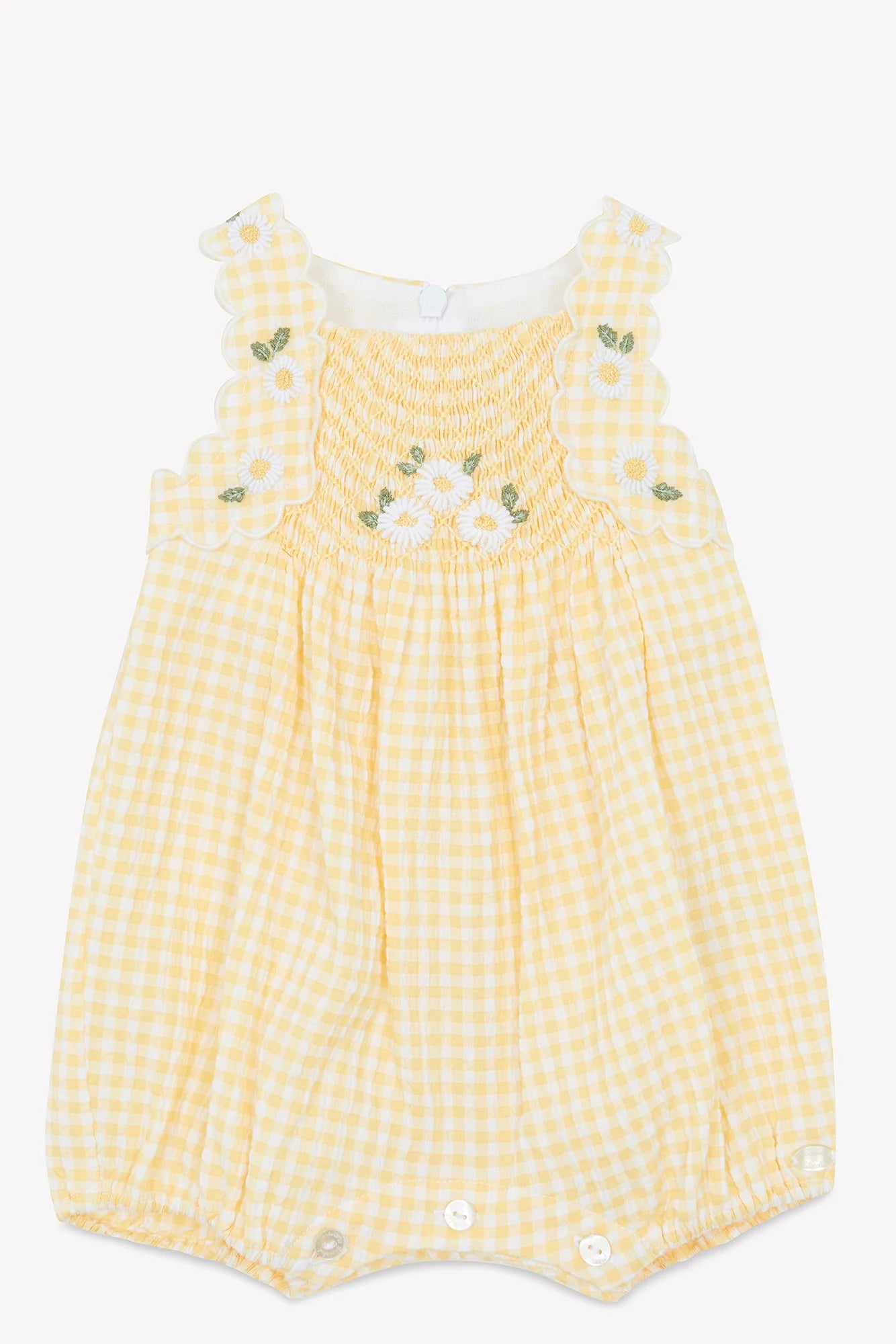 Tartine Floral Plaid Baby Romper