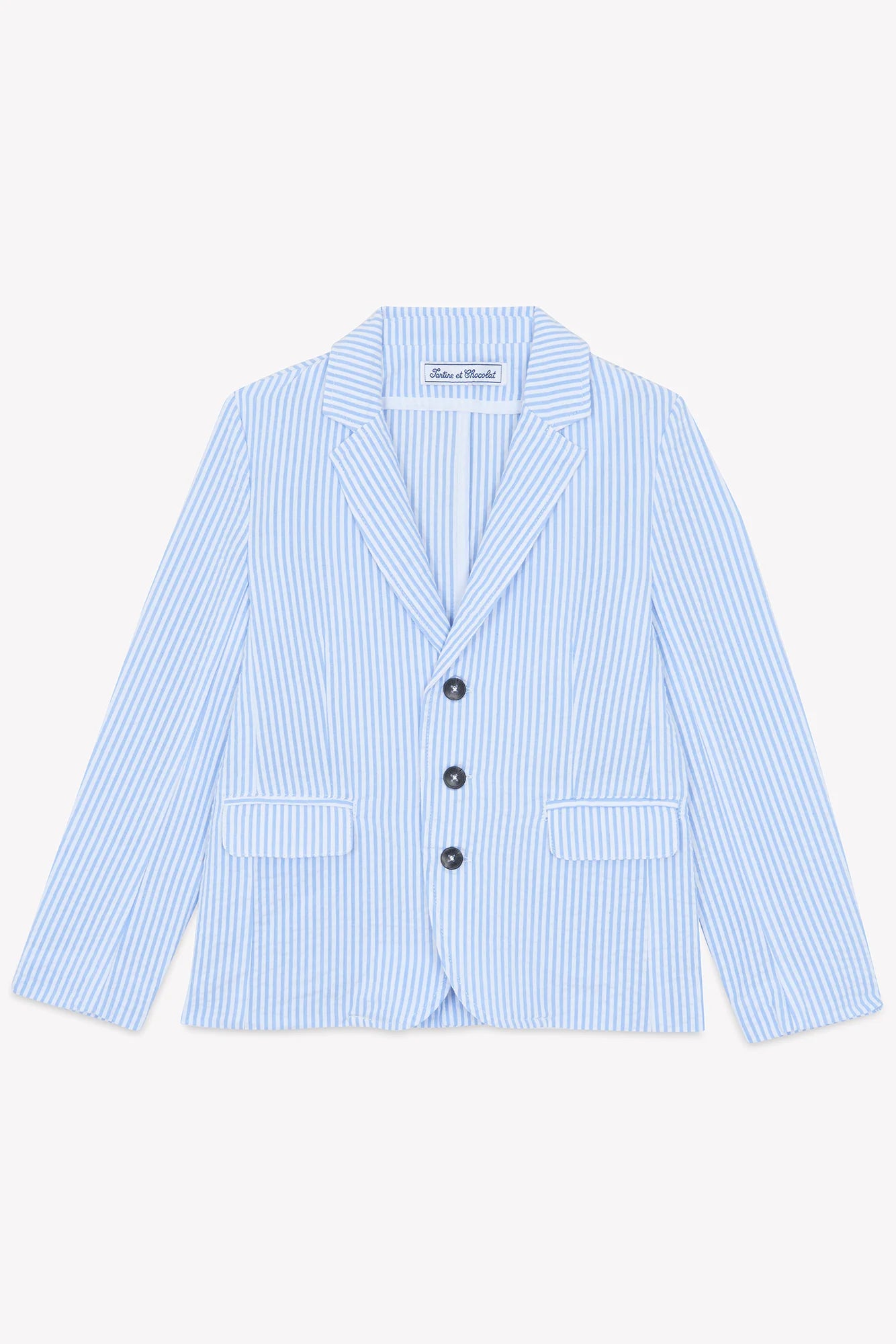 Tartine Striped Seersucker Blazer