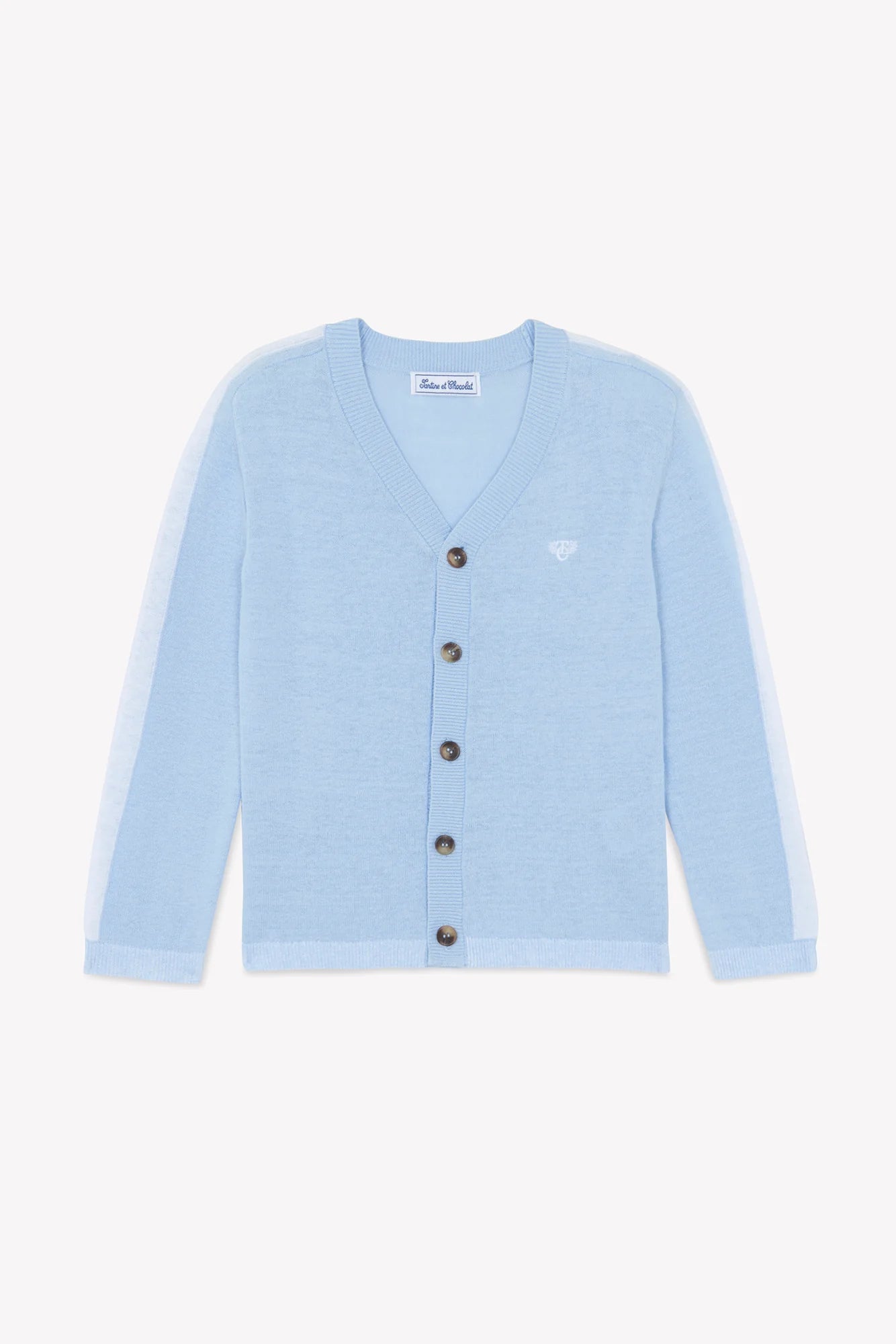Tartine Boy's Cardigan w/ Sleeve Trim