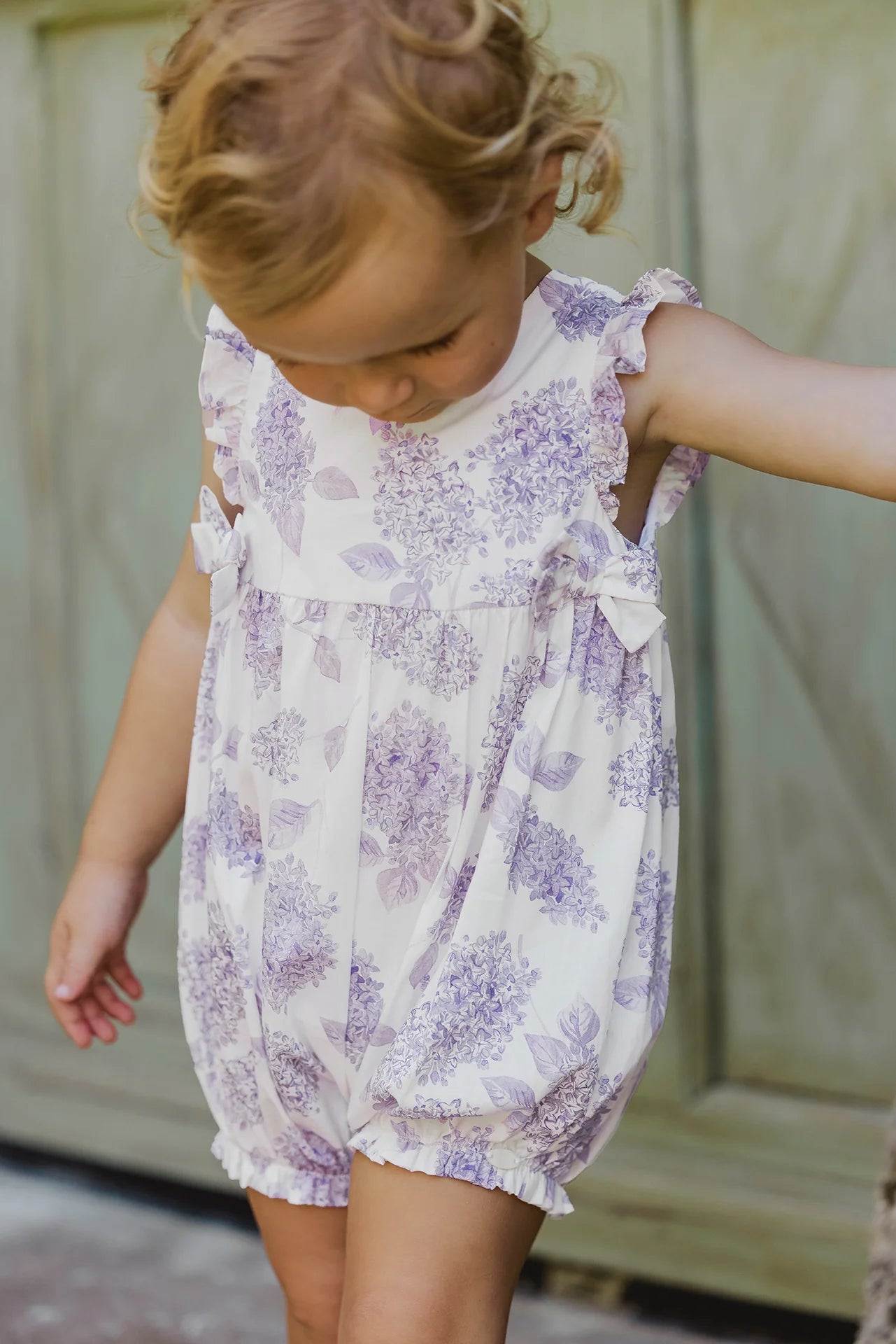 Tartine Sleeveless Violet Baby Romper