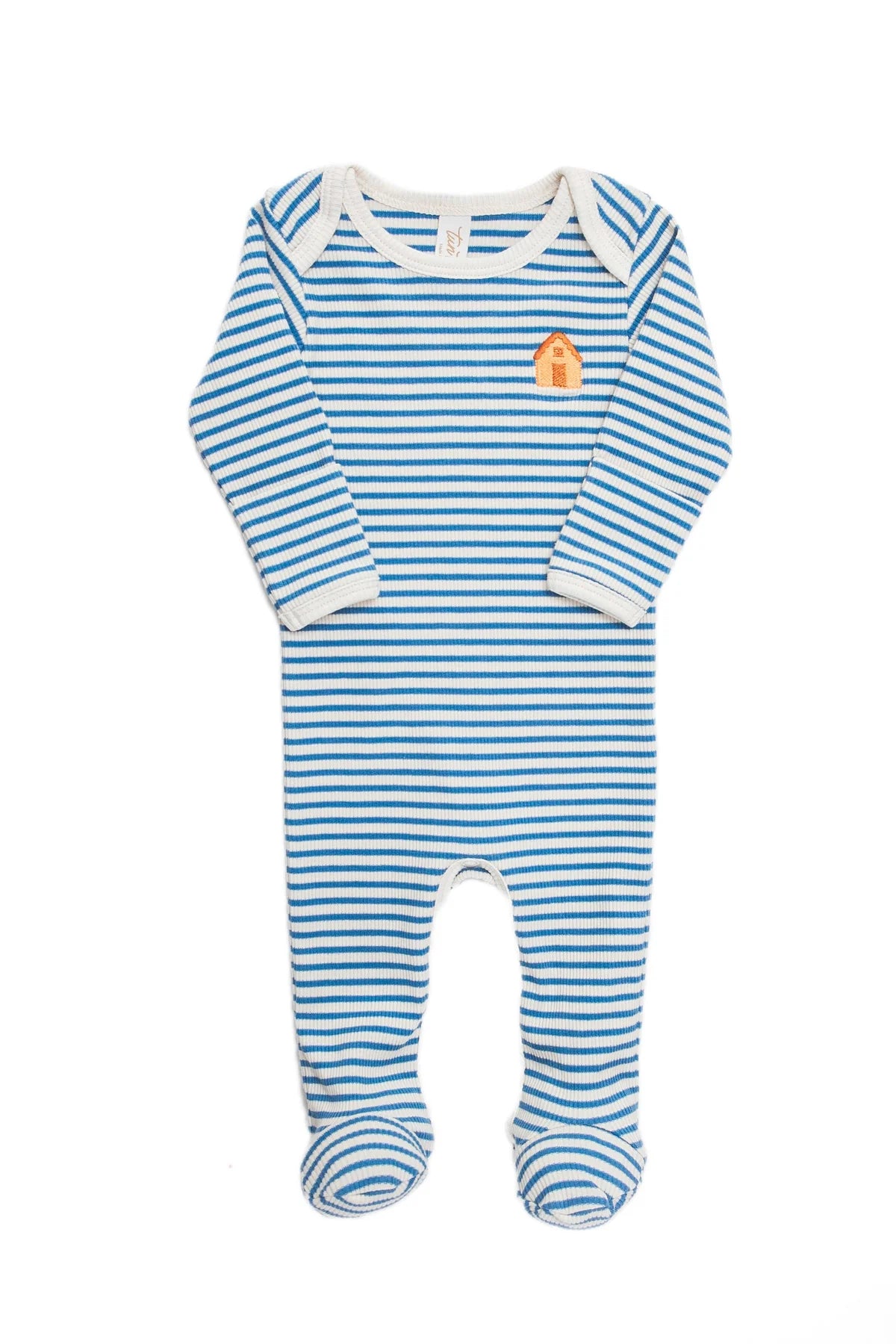 Tun Tun Striped Ribbed Footie