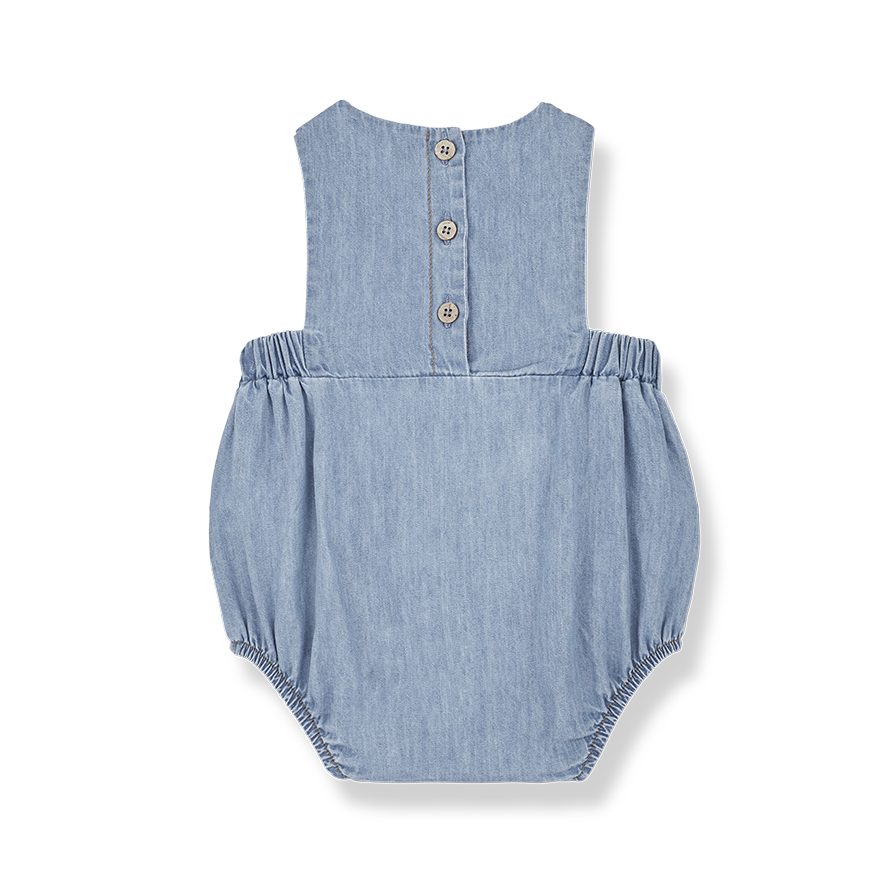 One + In the Family Umberto Denim Romper