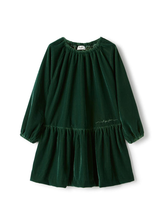 Il Gufo LS Velvet Dress