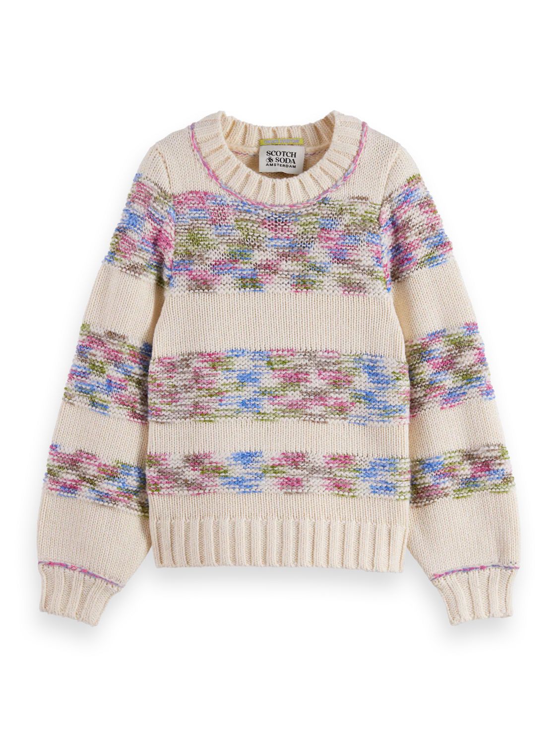Scotch & Soda Rainbow Yarn Striped Sweater