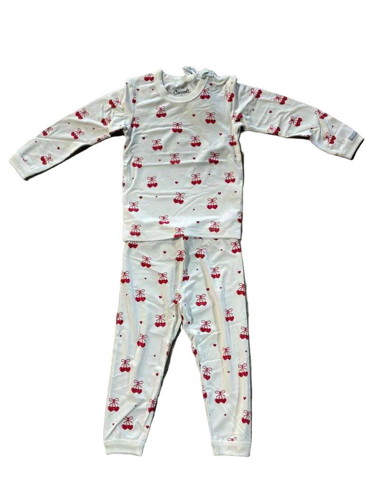 Coccoli LS Cherry Hearts Print Pajama