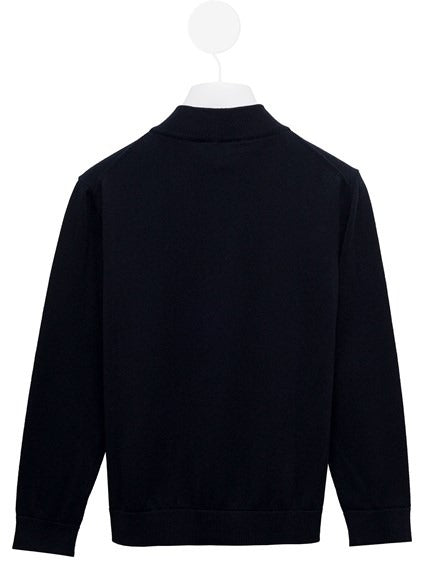 Armani Junior Boys Zip Cardigan