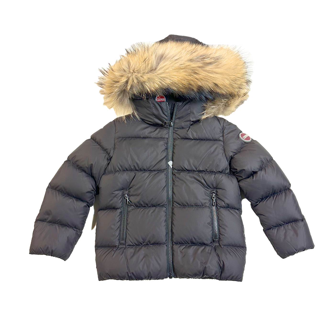 Colmar Fur Trim Hooded Down Jacket