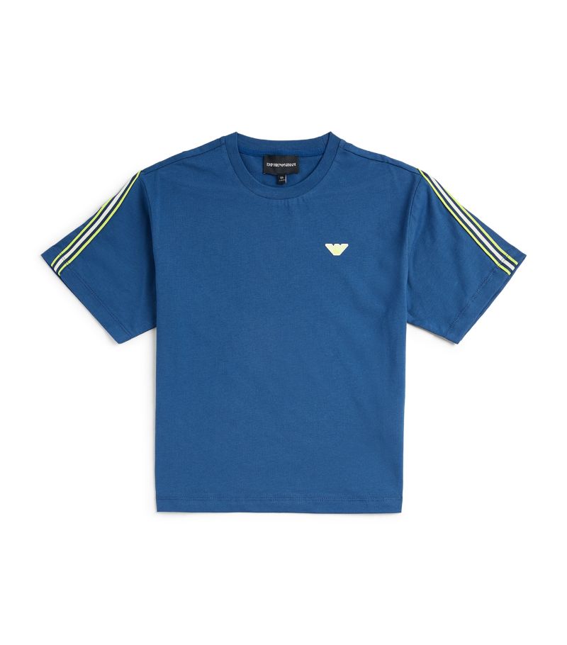 Armani Junior SS T-shirt w/ Shoulder Stripes