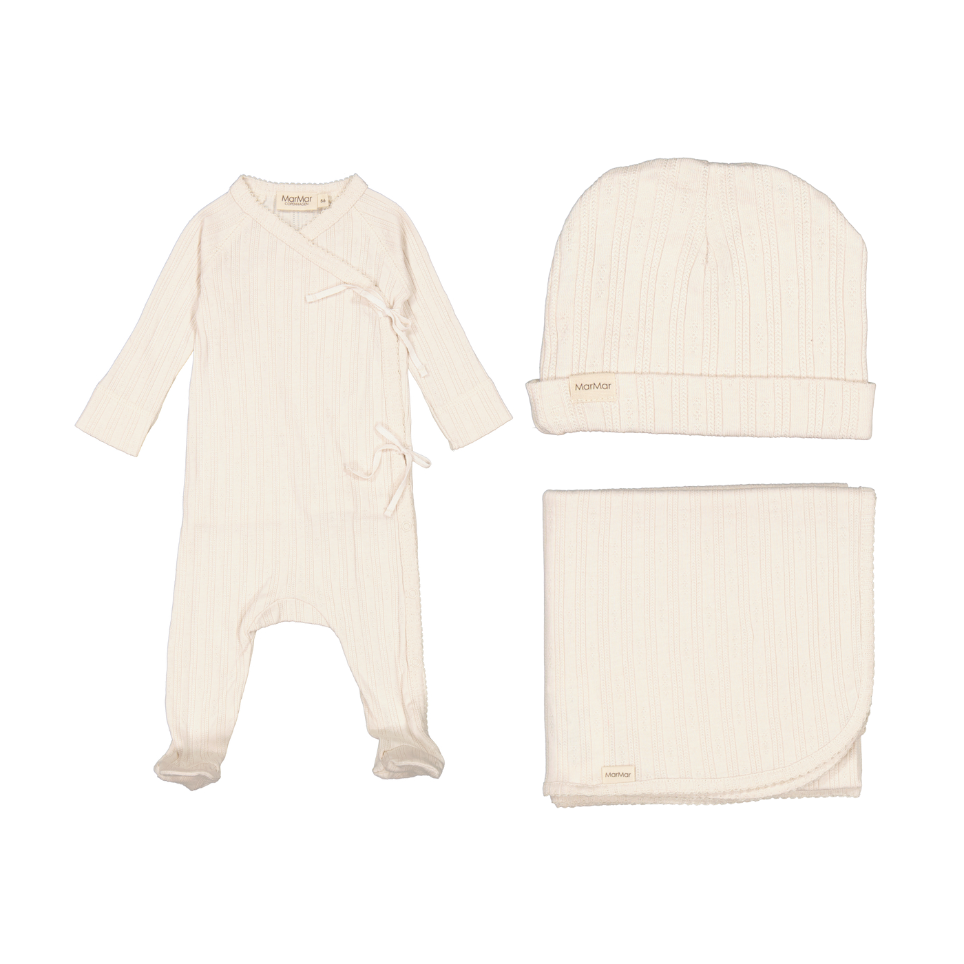 Mar Mar Baby 3Pc Hat, Footie & Blanket Set