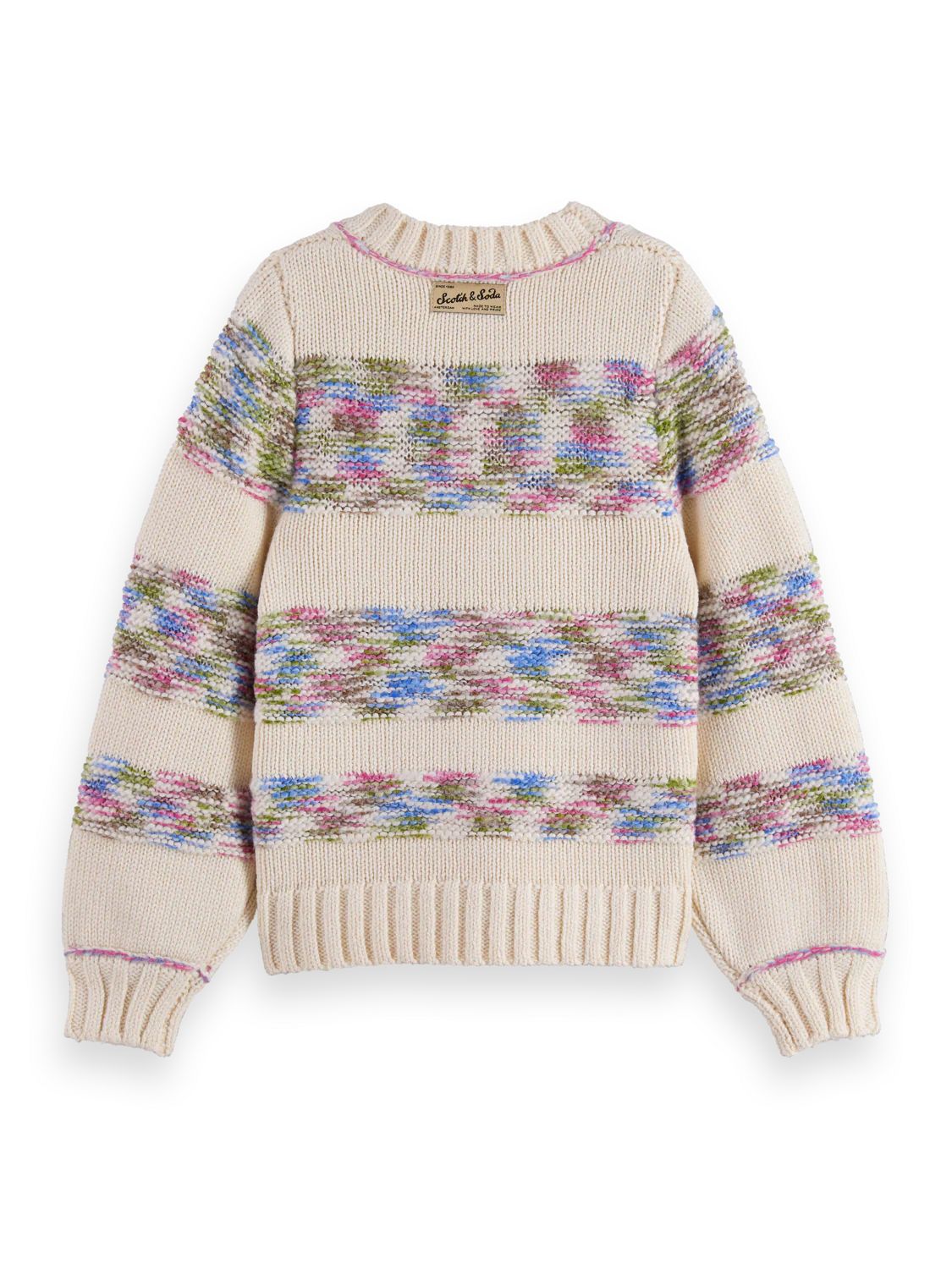 Scotch & Soda Rainbow Yarn Striped Sweater