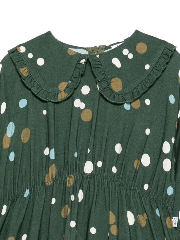 Il Gufo LS Gradient Dots Dress