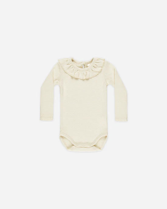 Rylee + Cru Ruffle Collar Bodysuit