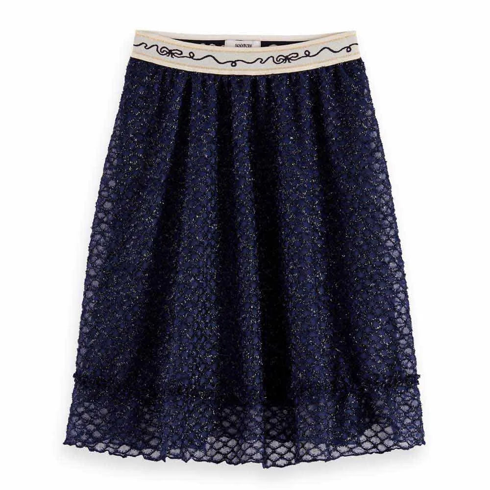 Scotch & Soda Fancy Lurex Midi Skirt