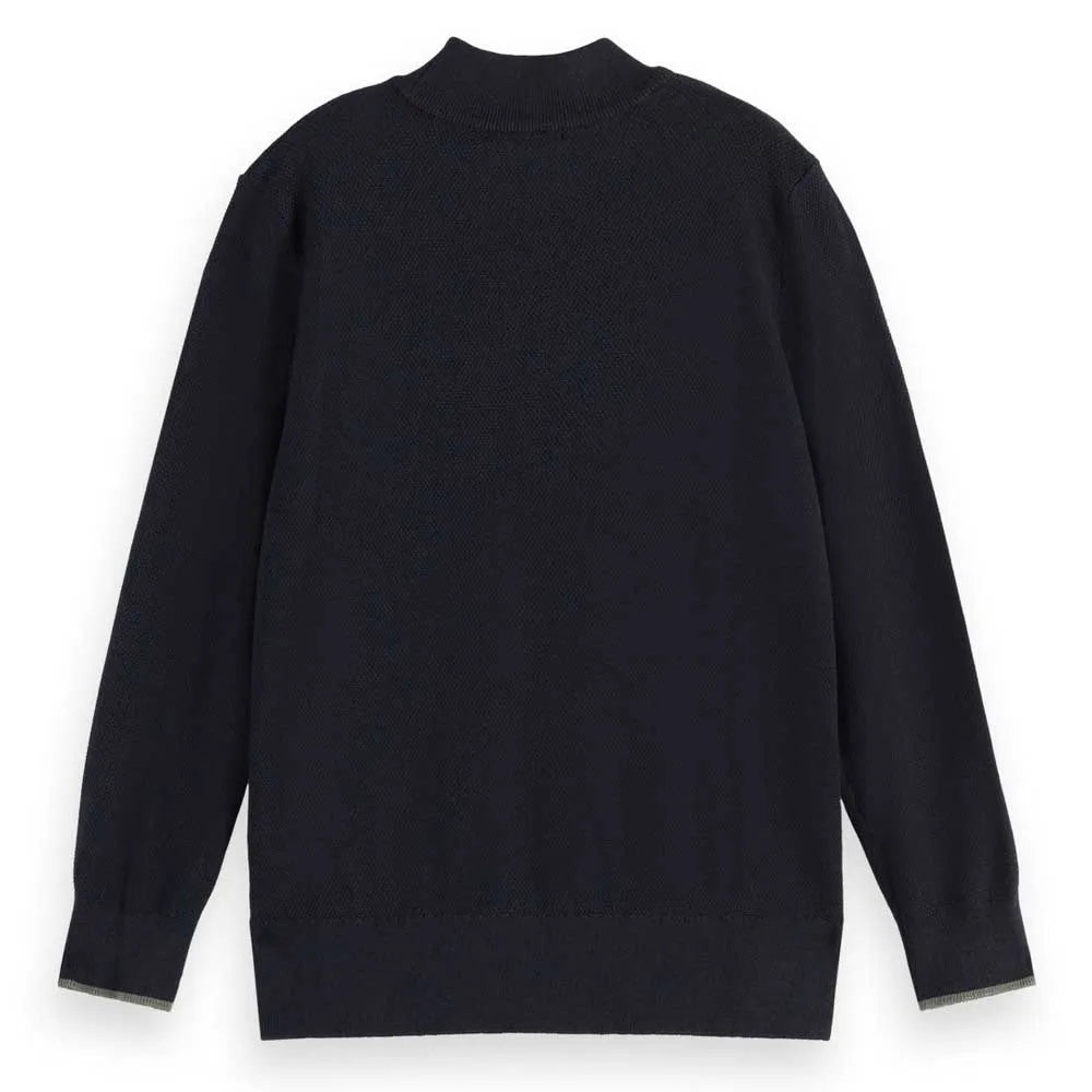 Scotch & Soda Regular Fit Mock Neck Pullover